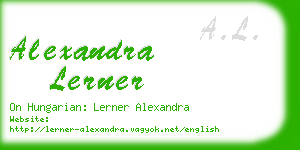 alexandra lerner business card